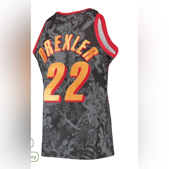 NWT Mitchell and Ness Clyde Drexler Jersey - Picture 2 of 2